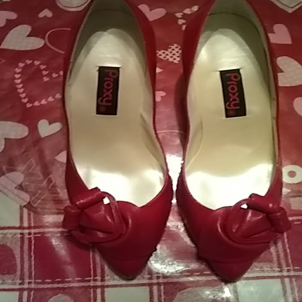 Proxy Red Leather Heel